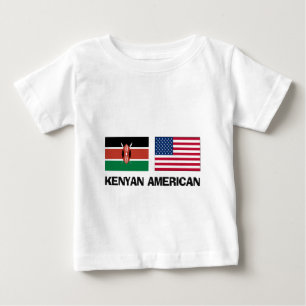 Kenyan-Amerikaner Baby T-shirt