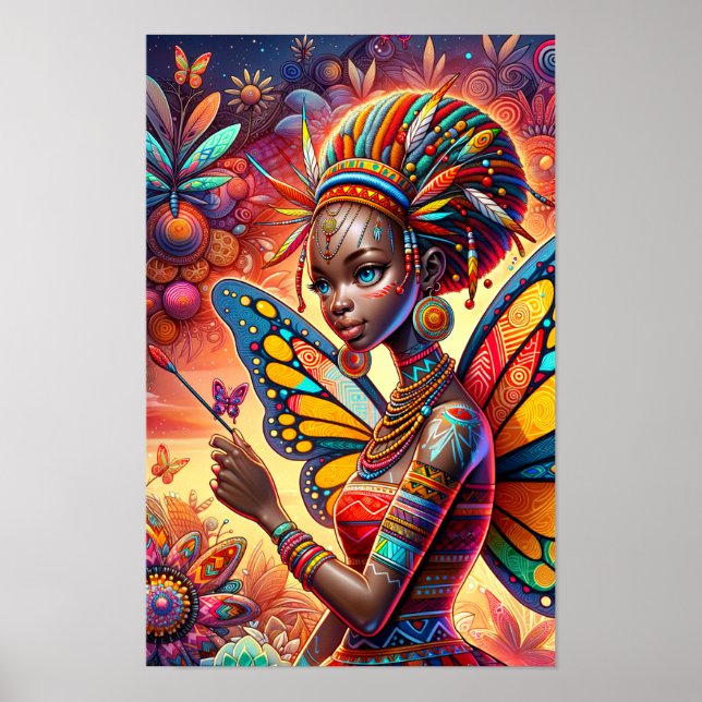 Kenyan Fairy Poster (Vorne)