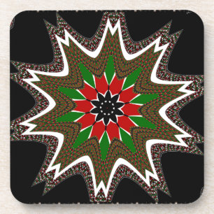 Kenyan Flag Colors Art Print/Graphic Getränkeuntersetzer