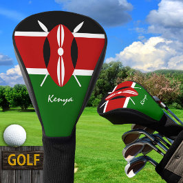Kenyan Flag & Golf Kenya Sport Covers /Clubs Headcover