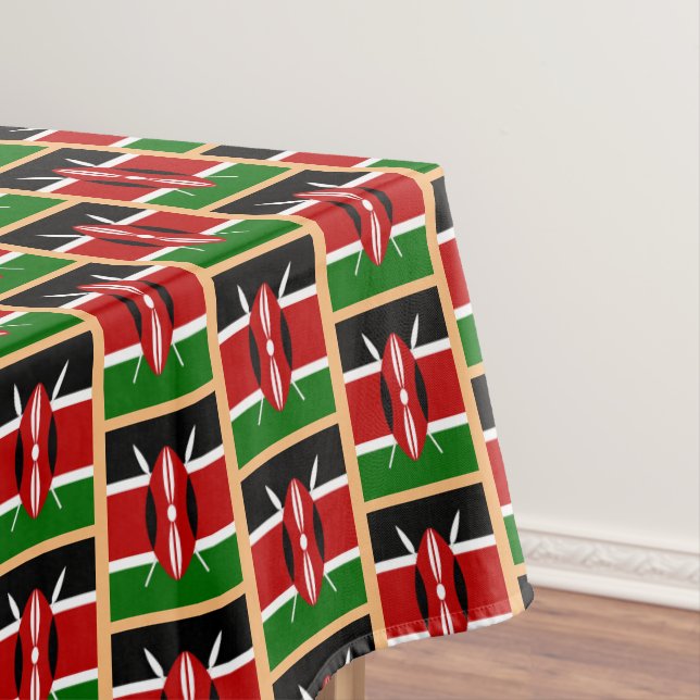Kenyan Flag & Kenya Esstisch Dekoration Afrika Tischdecke (Beispiel)