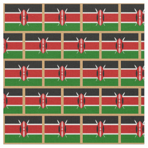 Kenyan Flag & Kenya Fashion Fabric / Sport Stoff