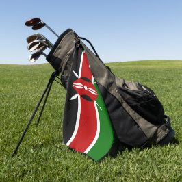 Kenyan Flag & Kenya Golf Urlaub /Sport Golfhandtuch