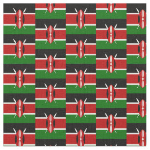 Kenyan Flag & Kenya Trendy Fabric /mode Stoff