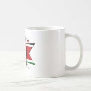 Kenyan Flag Safari Design: Liste der Bucket-Server Tasse