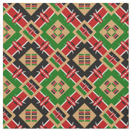 Kenyan Flag & Trendy Kenya Fabric Mode GLD Stoff