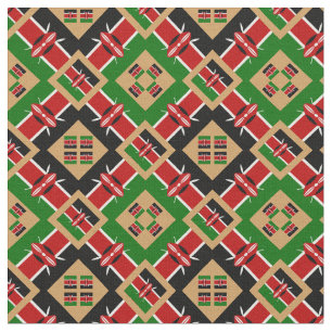 Kenyan Flag & Trendy Kenya Fabric Mode GLD Stoff