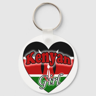 Kenyan Girl Schlüsselanhänger