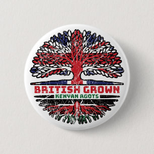Kenyan Kenya UK Vereinigtes Königreich British Tre Button