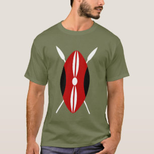 Kenyan Maasai Schild T-Shirt