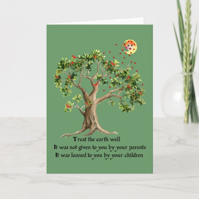 Kenyan-Natur-Sprichwort Karte (Vorderseite)