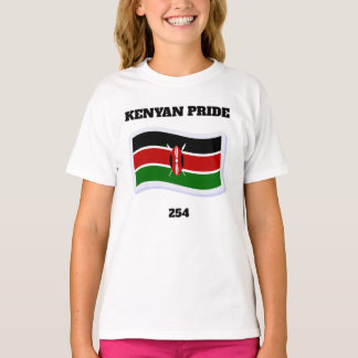 Kenyan Pride 254 Mädchen T-Shirt