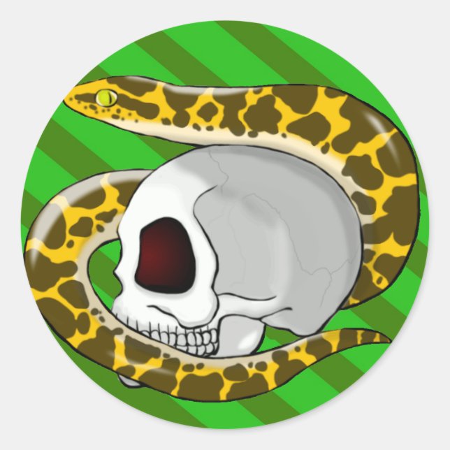 Kenyan Sand Boa Sticker (klassisch) (Vorderseite)