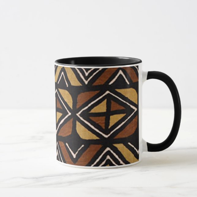 Kenyan-Schlamm-Stoff-Muster #2 Tasse (Rechts)