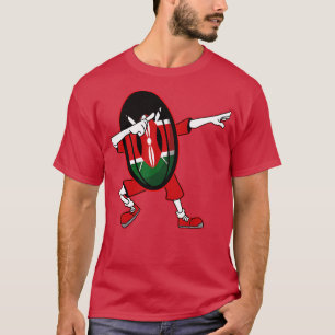 Kenyan Supporters Kit Spieler Geschenke Kenya Rugb T-Shirt