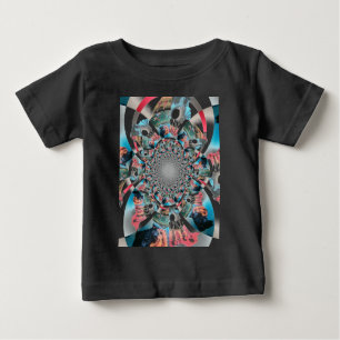 Kenyan Tapestry Kaleidoskop Art Print Baby T-shirt