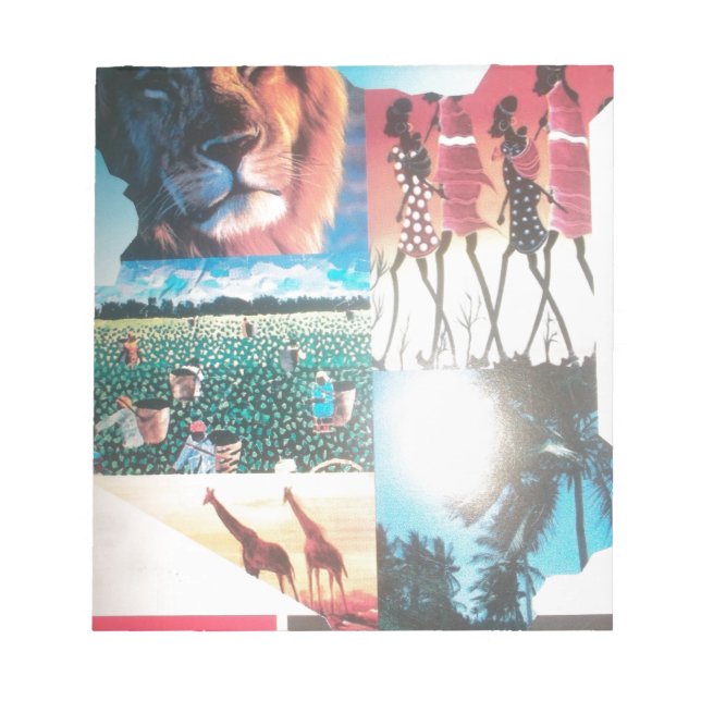 Kenyan Tapestry: Wildnis, Kultur und Küstenstrand Notizblock (Vorderseite)