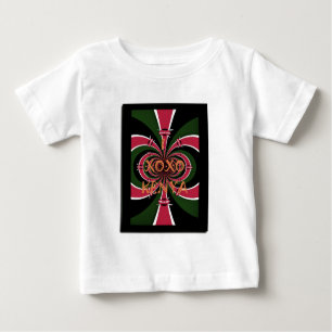 Kenyan Travel Gift - Hugs & Kisses Design Baby T-shirt