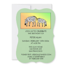 Kenyan Zebras, Geburtstag