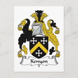 Kenyon Familienwappen Postkarte