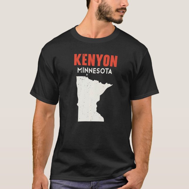 Kenyon Minnesota USA Staat America Travel Minnesot T-Shirt (Vorderseite)