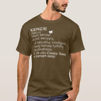 Kenzie Name Kenzie Definition Kenzie Frauenname K T-Shirt