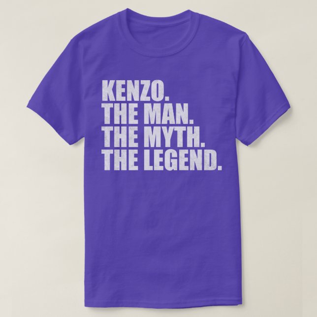 KenzoKenzo Name Kenzo Vorname T-Shirt (Design vorne)