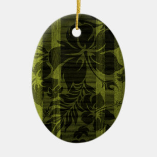Keokea Beach Faux-Holz-Surfbrett Keramikornament