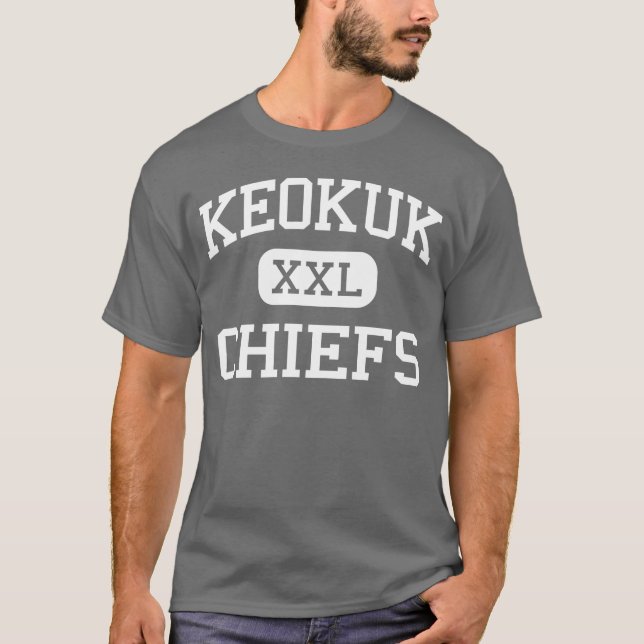 Keokuk - Leiter - Keokuk Highschool - Keokuk Iowa T-Shirt (Vorderseite)