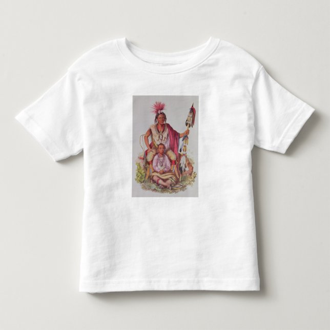 Keokuk oder "wachsamer Fox", Leiter des Sauks Kleinkind T-shirt (Vorderseite)