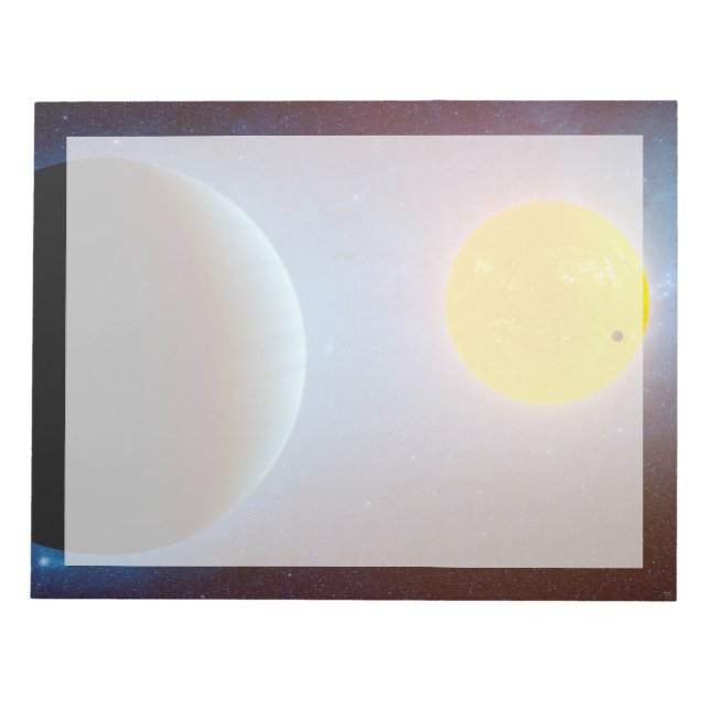 Kepler-10 Star System. Notizblock (Vorderseite)