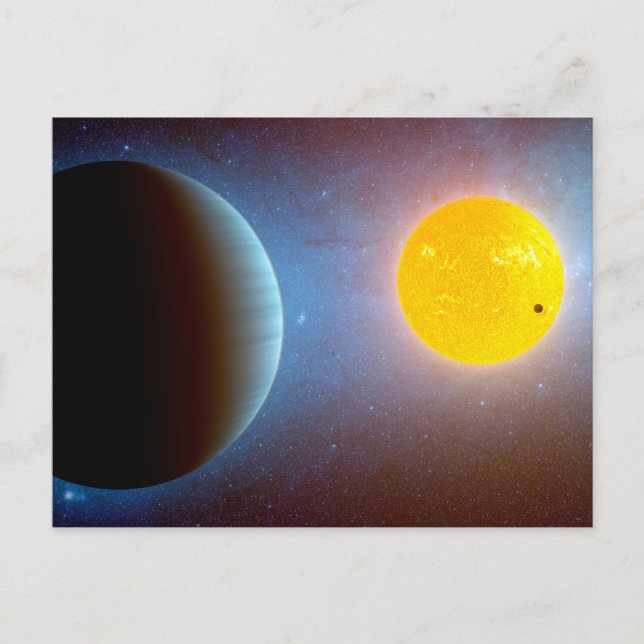 Kepler-10 Star System. Postkarte (Vorderseite)