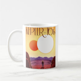 Kepler-16b: Binary Solar Sunset Fine Art Space Kaffeetasse