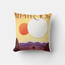 Kepler-16b: Binary Solar Sunset Fine Art Space Kissen