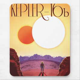 Kepler-16b: Doppelter Sonnenuntergang Weltraum-Kun Mousepad