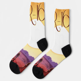 Kepler-16b: Doppelter Sonnenuntergang Weltraum-Kun Socken