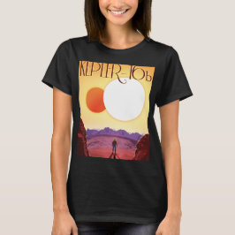 Kepler-16b: Doppelter Sonnenuntergang Weltraum-Kun T-Shirt