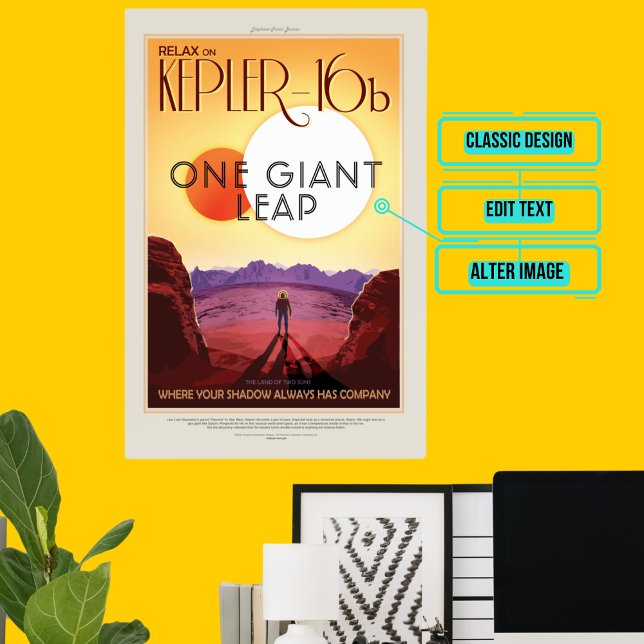 Kepler-16b - Weltraumtourismus Poster (Please enjoy our design and see the others in the collection.)