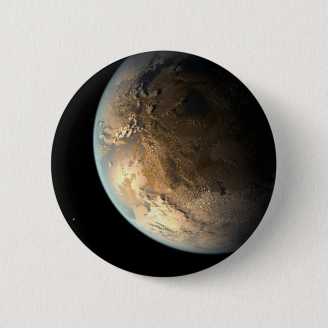Kepler-186f Orbit eines fernen Sterns. Button (Vorderseite)