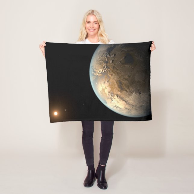 Kepler-186f Orbit eines fernen Sterns. Fleecedecke (Beispiel)