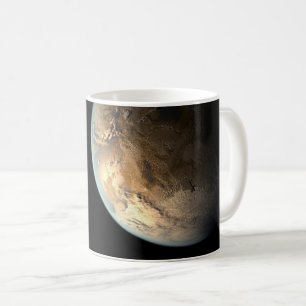 Kepler-186f Orbit eines fernen Sterns. Kaffeetasse