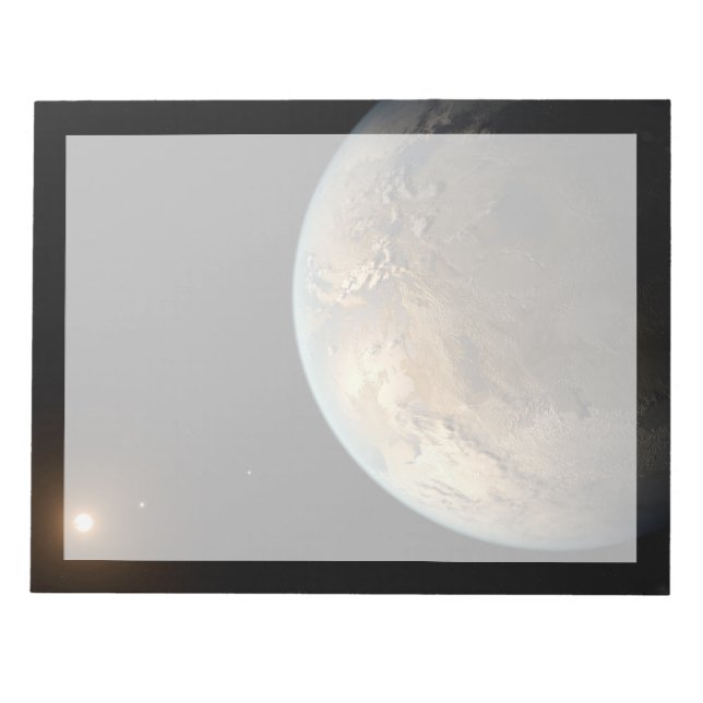 Kepler-186f Orbit eines fernen Sterns. Notizblock (Vorderseite)
