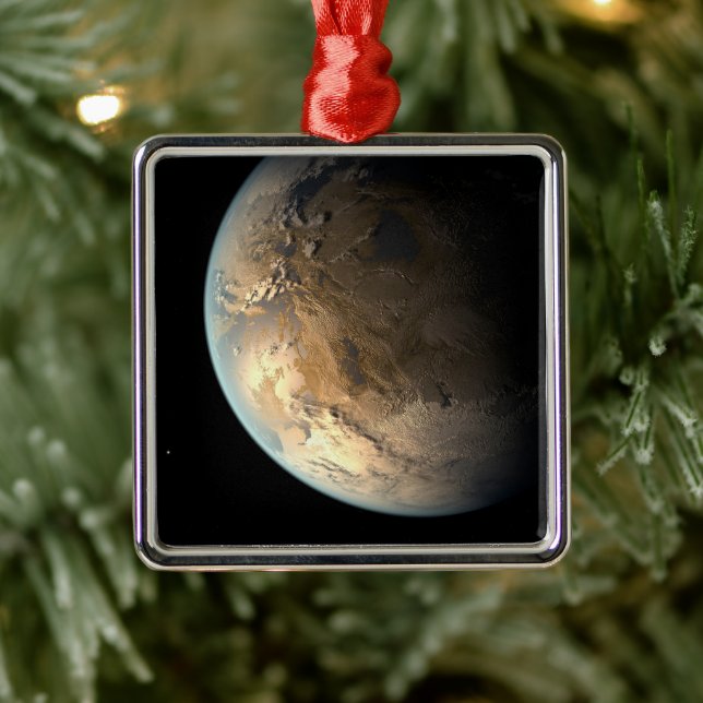 Kepler-186f Orbit eines fernen Sterns. Ornament Aus Metall (Baum)