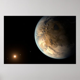 Kepler-186f Orbit eines fernen Sterns. Poster