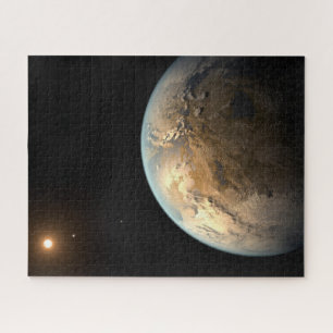 Kepler-186f Orbit eines fernen Sterns. Puzzle