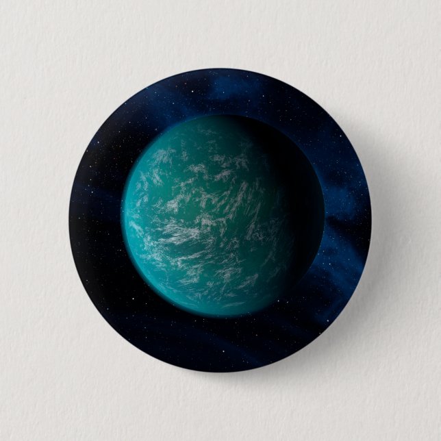 Kepler 22b, ein extrasolarer Planet. Button (Vorderseite)