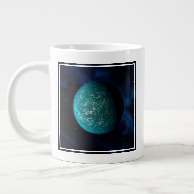 Kepler 22b, ein extrasolarer Planet. Jumbo-Tasse (Links)