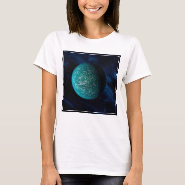 Kepler 22b, ein extrasolarer Planet. T-Shirt (Vorderseite)