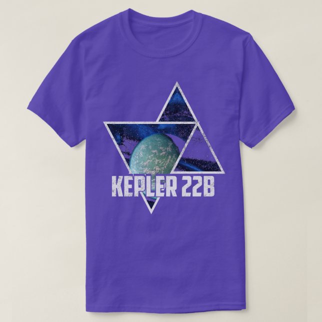 Kepler 22B Exoplanet Extrasolare Planet T-Shirt (Design vorne)