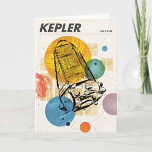 Kepler Space Telescope Poster. Karte